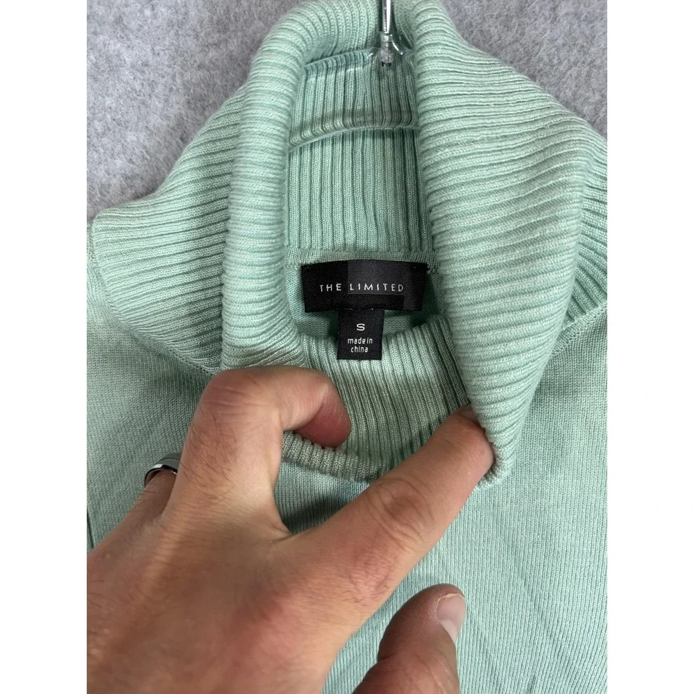 The Limited Sweater Womens Small Turtleneck Ribbed Pullover Long Sleeve Top